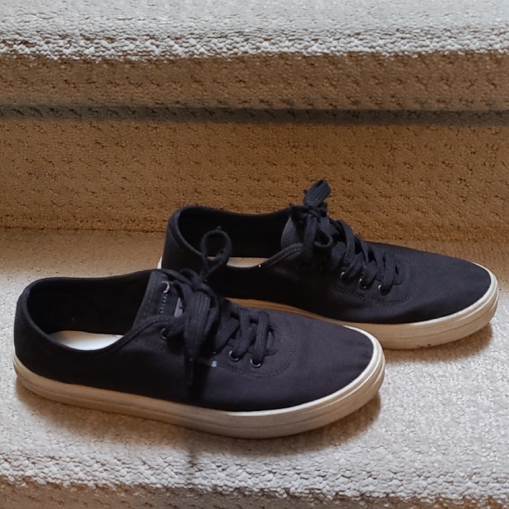 Keds Womens Black Canvas Sneakers